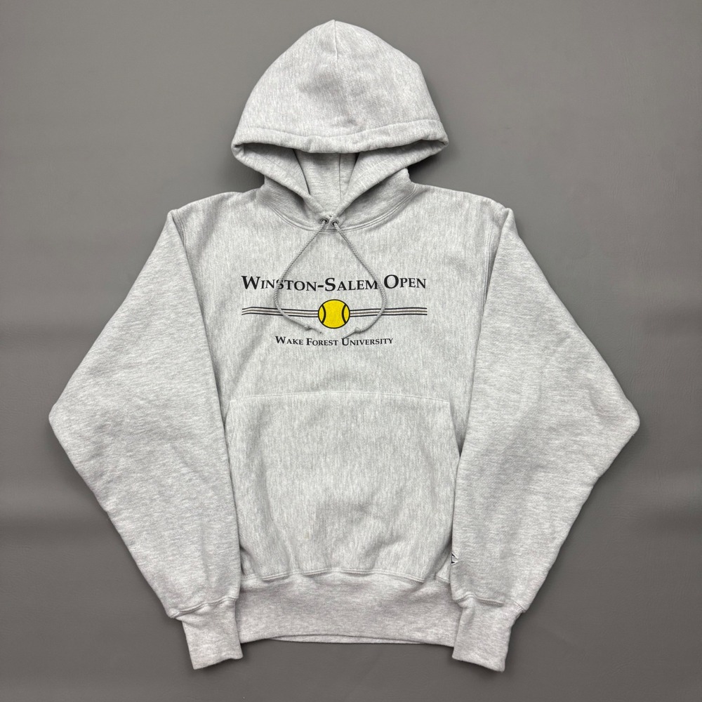 Vintage Y2K Champion Reverse Weave Winston-Salem Open Wake Forest Tennis Hoodie